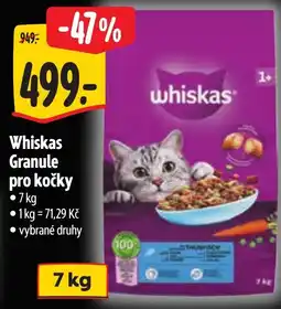Albert Whiskas Granule pro kočky nabídka