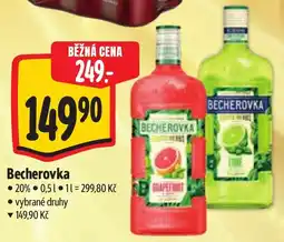 Albert Becherovka nabídka