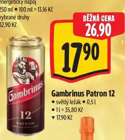 Albert Gambrinus Patron 12 nabídka
