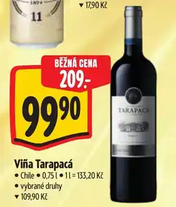 Albert Viňa Tarapacá nabídka