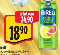 Albert BiRell ochucené nealkoholické pivo nabídka