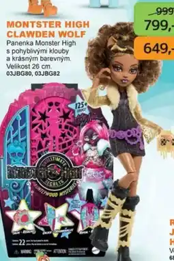 Dráčik Montster High clawden wolf nabídka