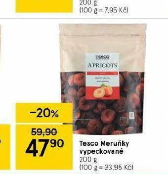 Tesco Tesco meruňky vypeckované nabídka