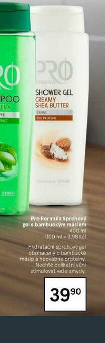 Tesco Pro formula sprchový gel nabídka