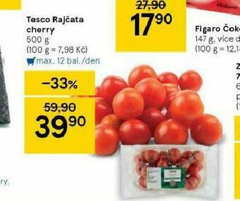 Tesco Rajčata cherry nabídka