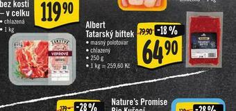 Jip Albert tatarský biftek nabídka
