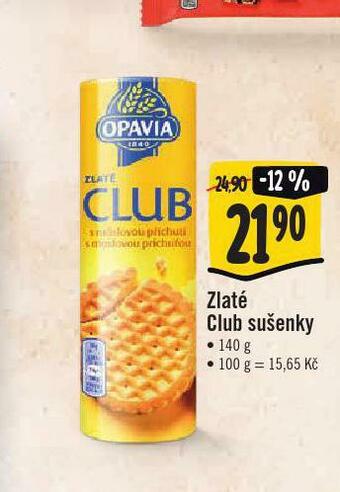 Jip Zlaté club sušenky nabídka