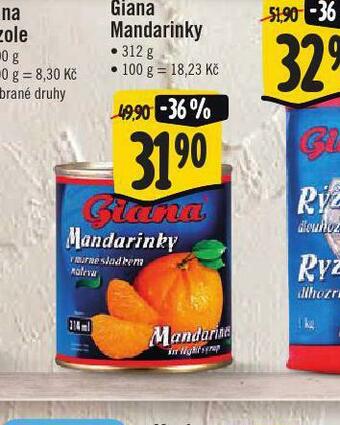 Jip Giana mandarinky nabídka