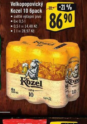 Jip Pivo velkopopovický kozel 10 nabídka