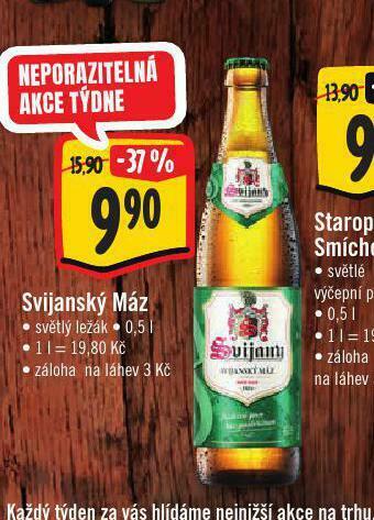 Pivo svijanský máz