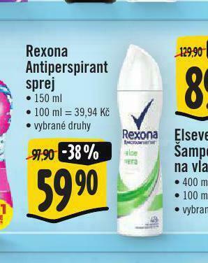 Jip Rexona antiperspirant nabídka