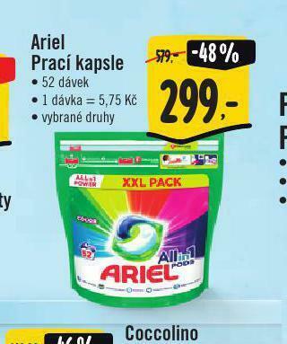 Jip Ariel prací kapsle nabídka