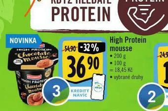 Albert High protein mousse nabídka