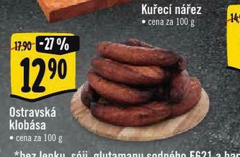 Albert Ostravská klobása nabídka