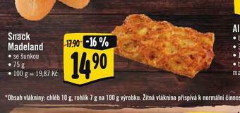 Albert Snack madeland nabídka