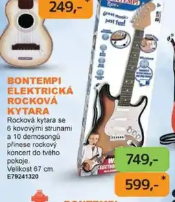 Dráčik Bontempi elektrická rocková kytara nabídka