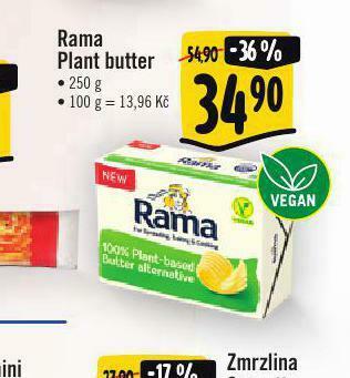 Albert Rama plant butter nabídka