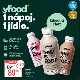 Globus Yfood různé druhy nabídka