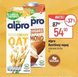 Globus Alpro rostlinný nápoj vybrané druhy nabídka