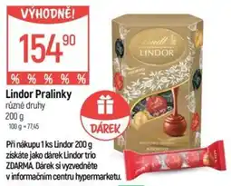 Globus Lindor Pralinky různé druhy nabídka