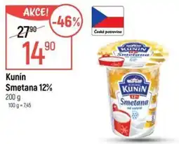 Globus Kunín Smetana 12% nabídka