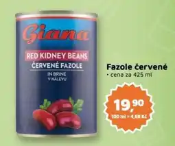 Můjobchod Giana červené fazole nabídka