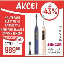 Globus Na vybrané elektrické náhradní hlavice značky sencor nabídka