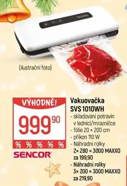 Globus Sencor vakuovačka svs 1010wh nabídka