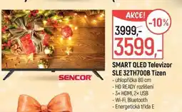 Globus Sencor smart qled televizor sle 32th700b tizen nabídka