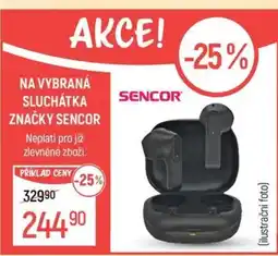 Globus Na vybraná sluchátka značky sencor nabídka