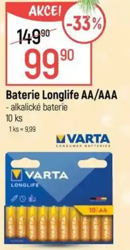 Globus Varta baterie longlife aa/aaa nabídka