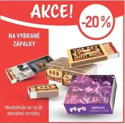 Globus Pepo zápalky nabídka