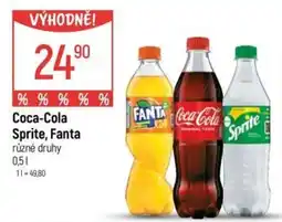 Globus Coca-Cola Sprite Fanta nabídka