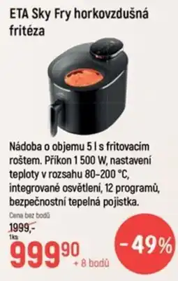 Globus Eta sky fry horkovzdušná fritéza nabídka
