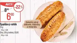 Globus Špal dový rohlík nabídka