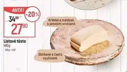 Globus Listové těsto nabídka
