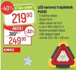 Globus Emos led varovny trojuhelnik p4010 nabídka