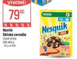 Globus Nestlé Dětské cereálie nabídka