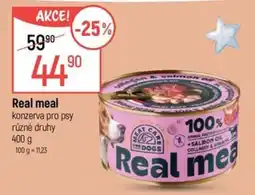 Globus Real meal konzerva pro psy nabídka