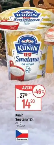 Globus Kunín Smetana 12% nabídka