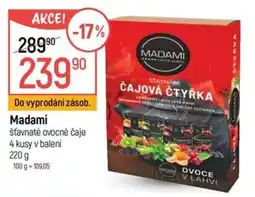 Globus Madami šťavnaté ovocné čaje nabídka