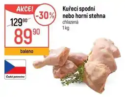 Globus Česká potravina kuřecí spodní nebo horní stehna nabídka