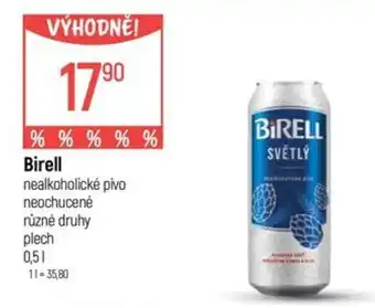 Birell nealkoholické pivo neochucené