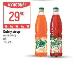 Globus Dobrý sirup nabídka