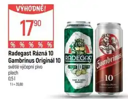 Globus Radegast Gambrinus nabídka