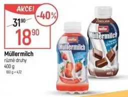 Globus Müller milch různé druhy nabídka