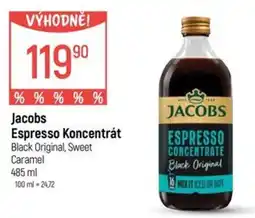 Globus Jacobs Espresso Koncentrát Black Original, Sweet Caramel nabídka