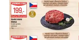 Globus Globus hovězí mleté hrubě namleto polotovar nabídka