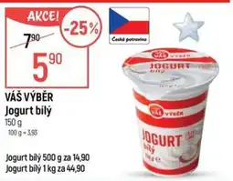Globus Váš výběr jogurt bílý nabídka