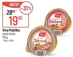 Globus Viva Paštika různé druhy nabídka